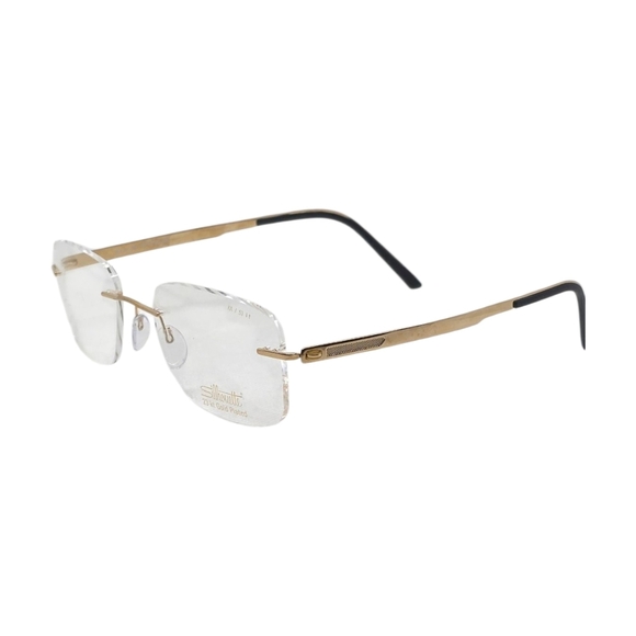 SILHOUETTE 23 Karat Gold plated Rimless Eyeglasses - Picture 2 of 11